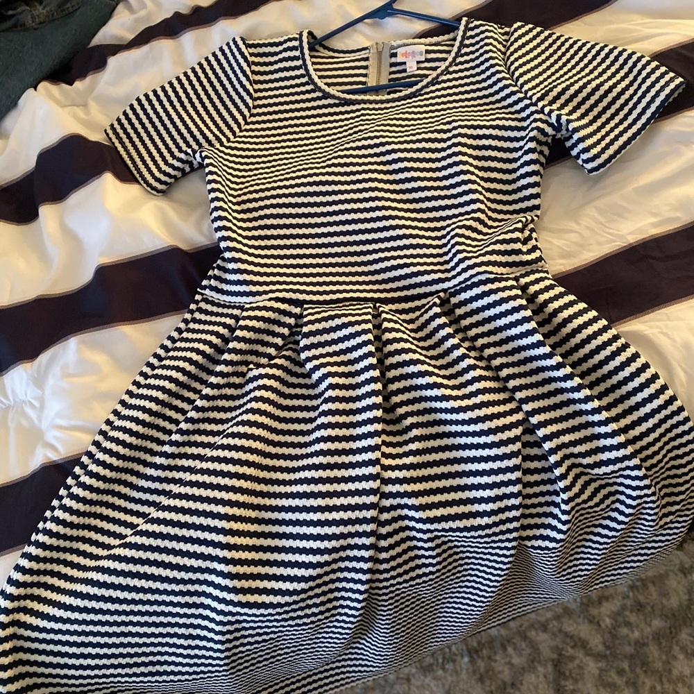 Lularoe striped Amelia XL